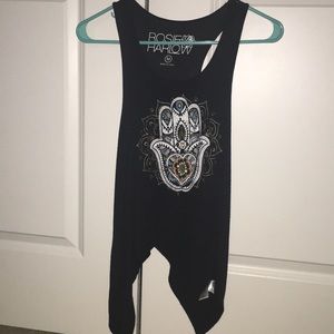 Patterned hand tank top
